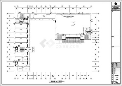 某公司三层砖混结构食堂宿舍给排水消防施工图